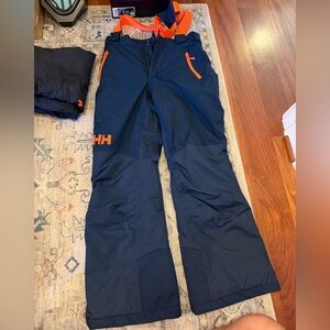 Helly Hansen Dark Blue and Bright Orange Pants